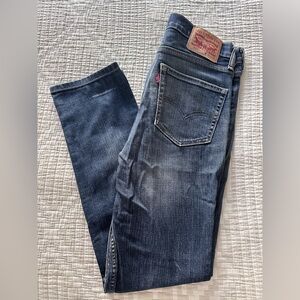 Levi's Men's Dark Blue Straight Jeans